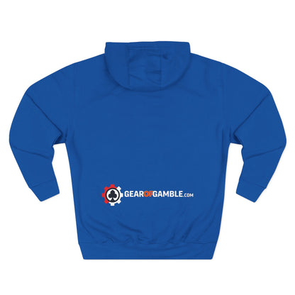 Big Rake Logo Fleece Hoodie — 'The Rake' Garden Tool Graphic Pullover