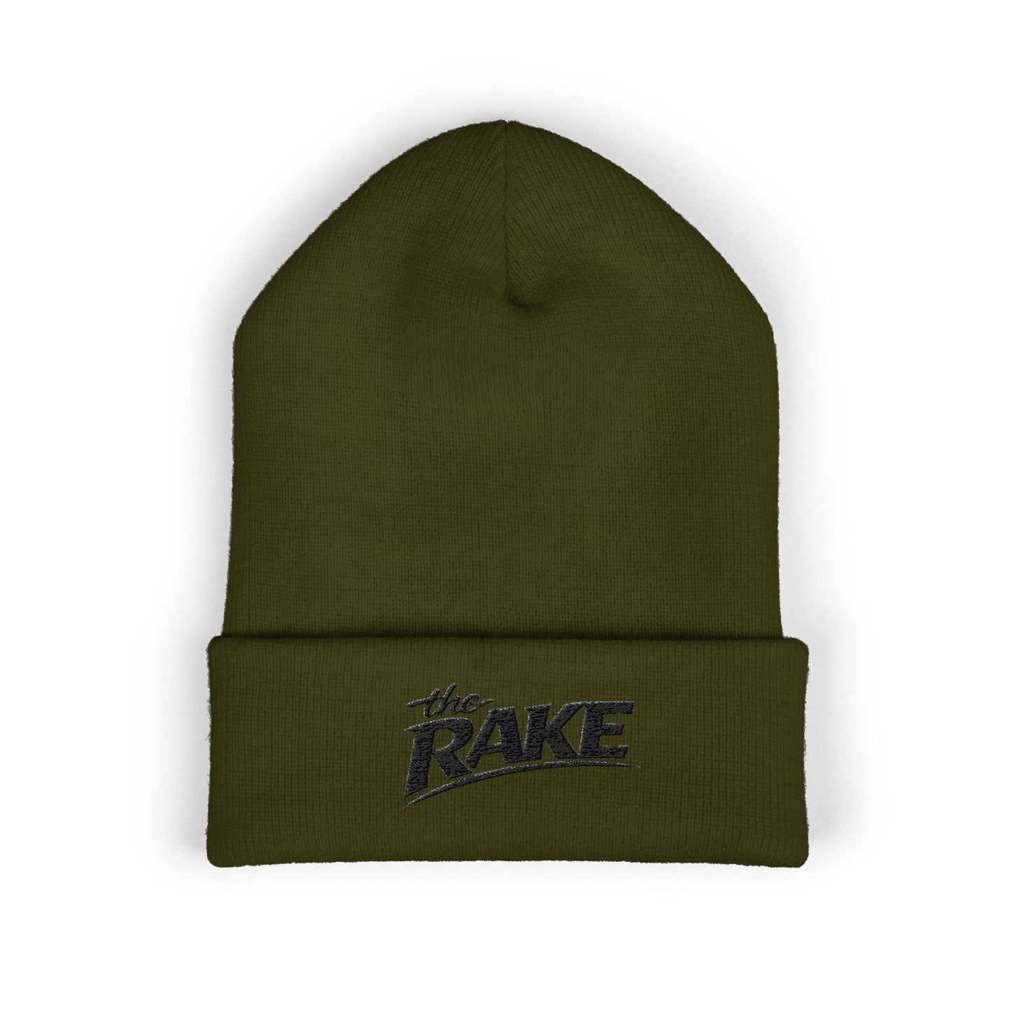 The Rake Embroidered Cuffed Beanie — Classic Logo Knit Hat