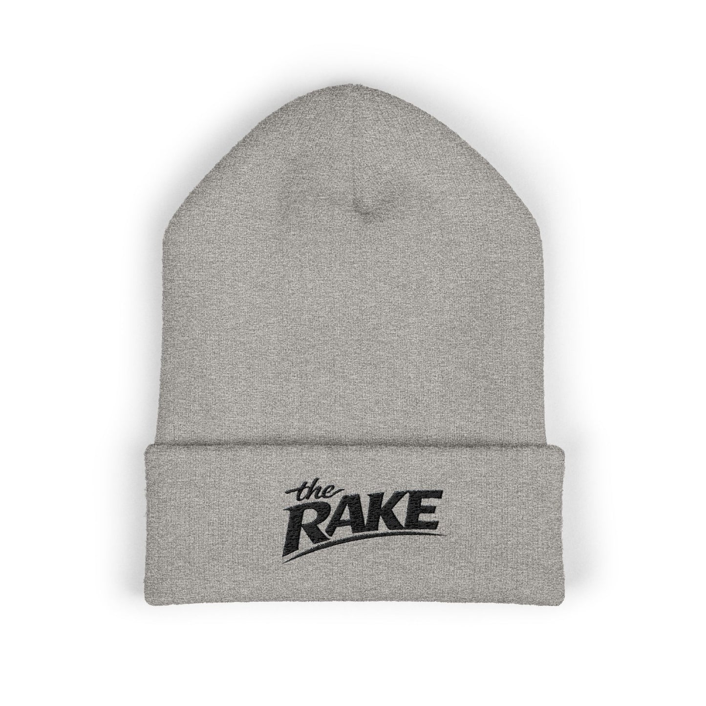 The Rake Embroidered Cuffed Beanie — Classic Logo Knit Hat