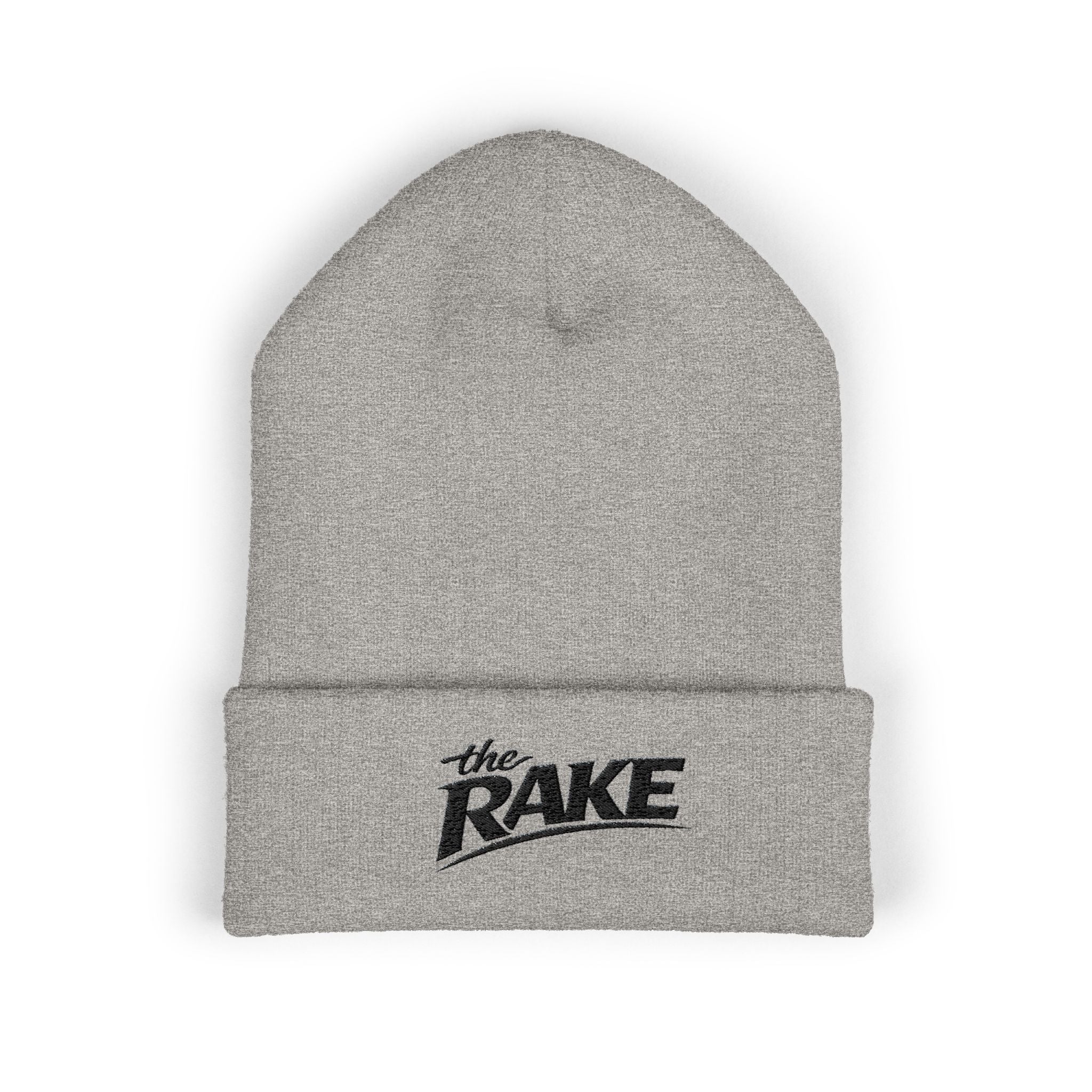The Rake Embroidered Cuffed Beanie — Classic Logo Knit Hat