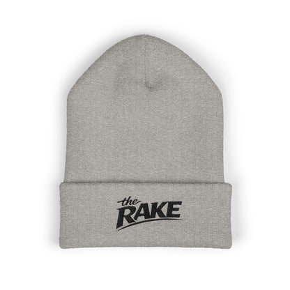 The Rake Embroidered Cuffed Beanie — Classic Logo Knit Hat