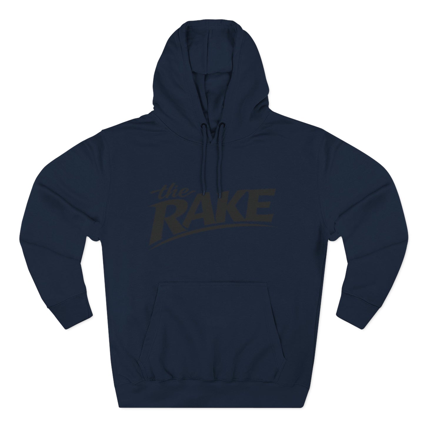 Big Rake Logo Fleece Hoodie — 'The Rake' Garden Tool Graphic Pullover