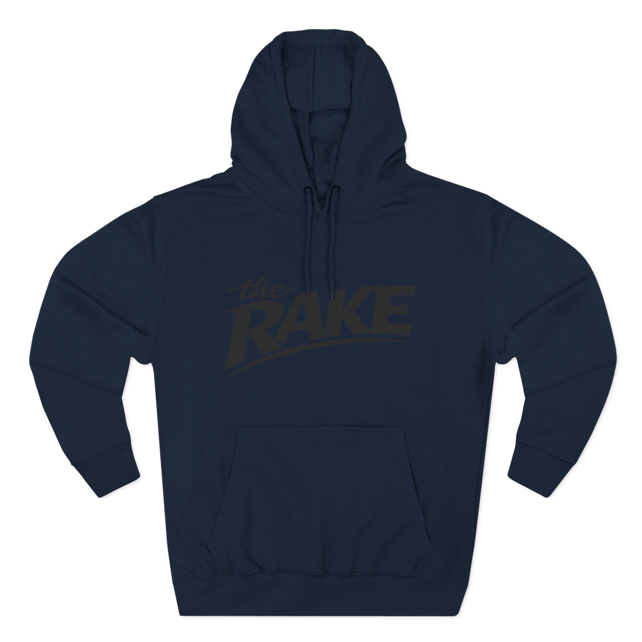 Big Rake Logo Fleece Hoodie — 'The Rake' Garden Tool Graphic Pullover