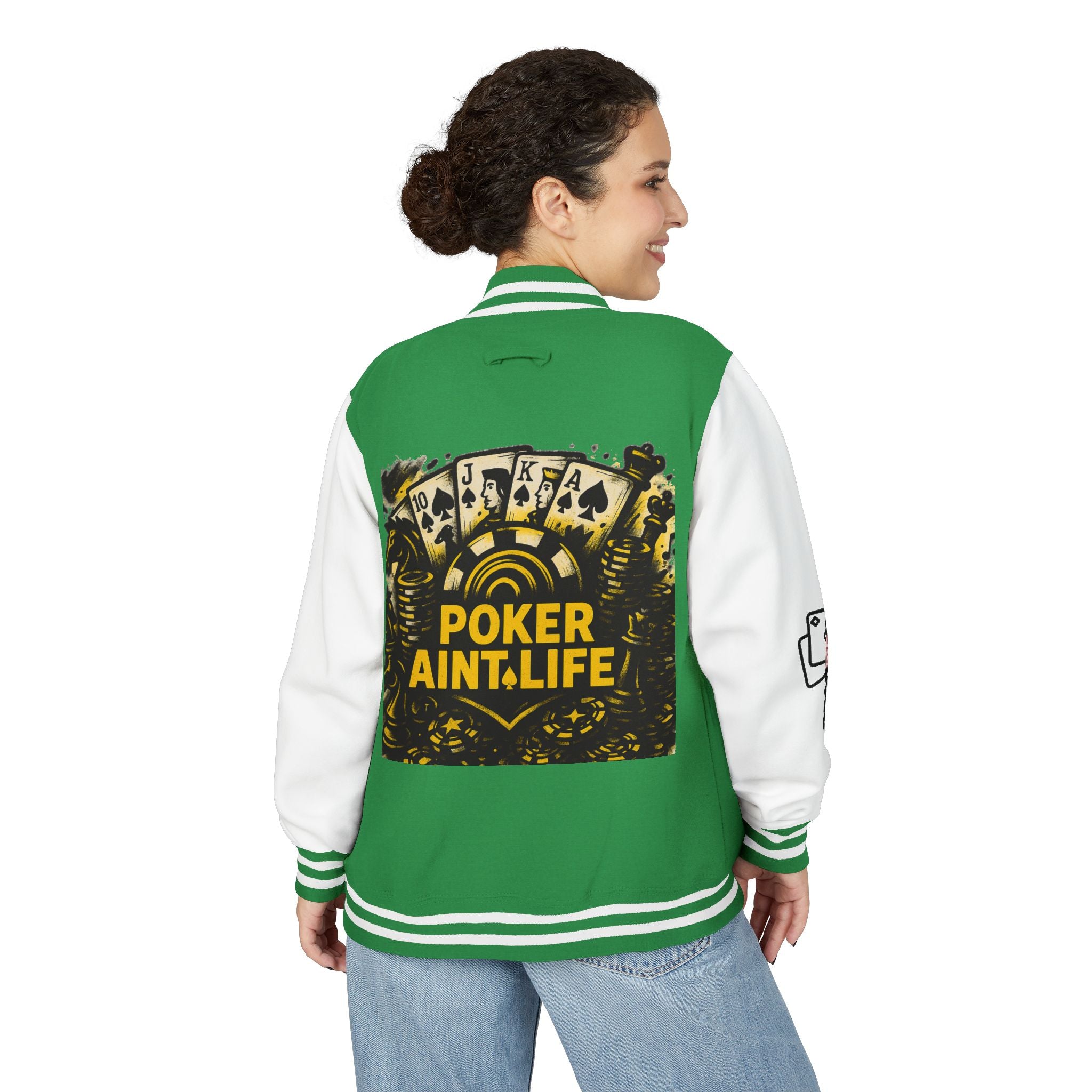 PokerAintLife Letterman Jacket