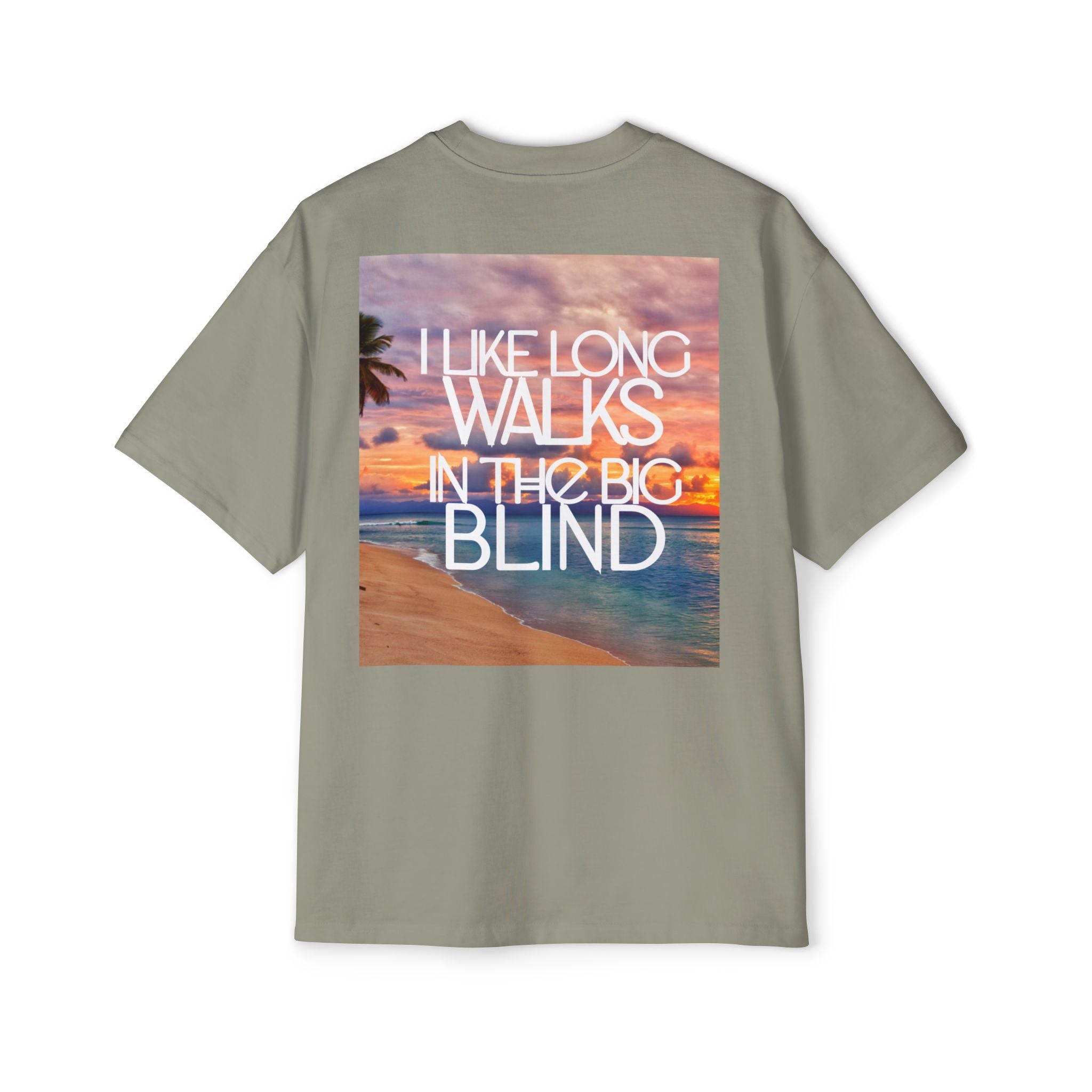 Long Walks in the Big Blind GAMBLE Tee OVERSIZED