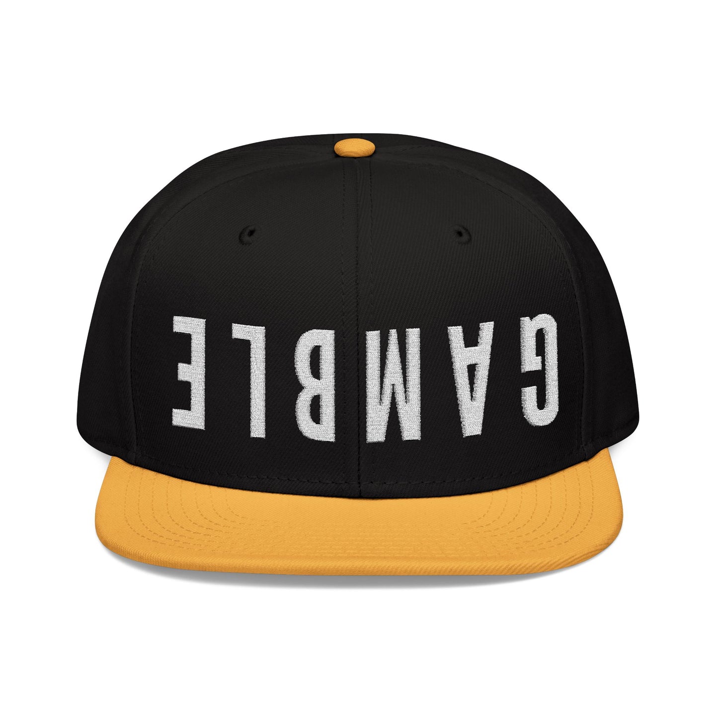 BIG GAMBLE Snapback Cap - Trendy Embroidered Adjustable Hat