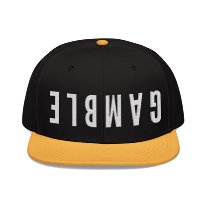 BIG GAMBLE Snapback Cap - Trendy Embroidered Adjustable Hat