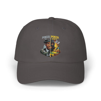 Camo "Poker Ain't Life" Classic Dad Cap — Vintage Card Player Hat