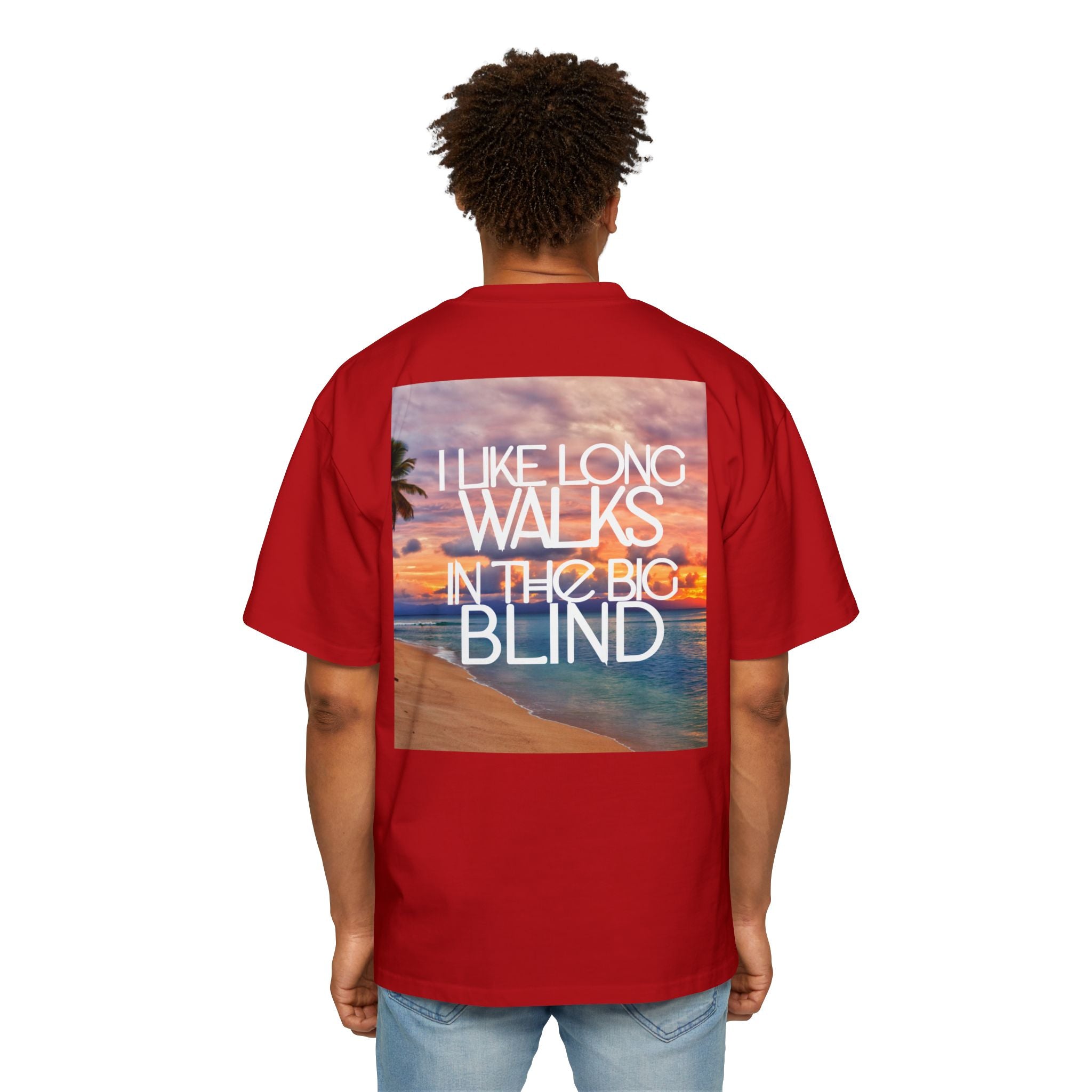 Long Walks in the Big Blind GAMBLE Tee OVERSIZED