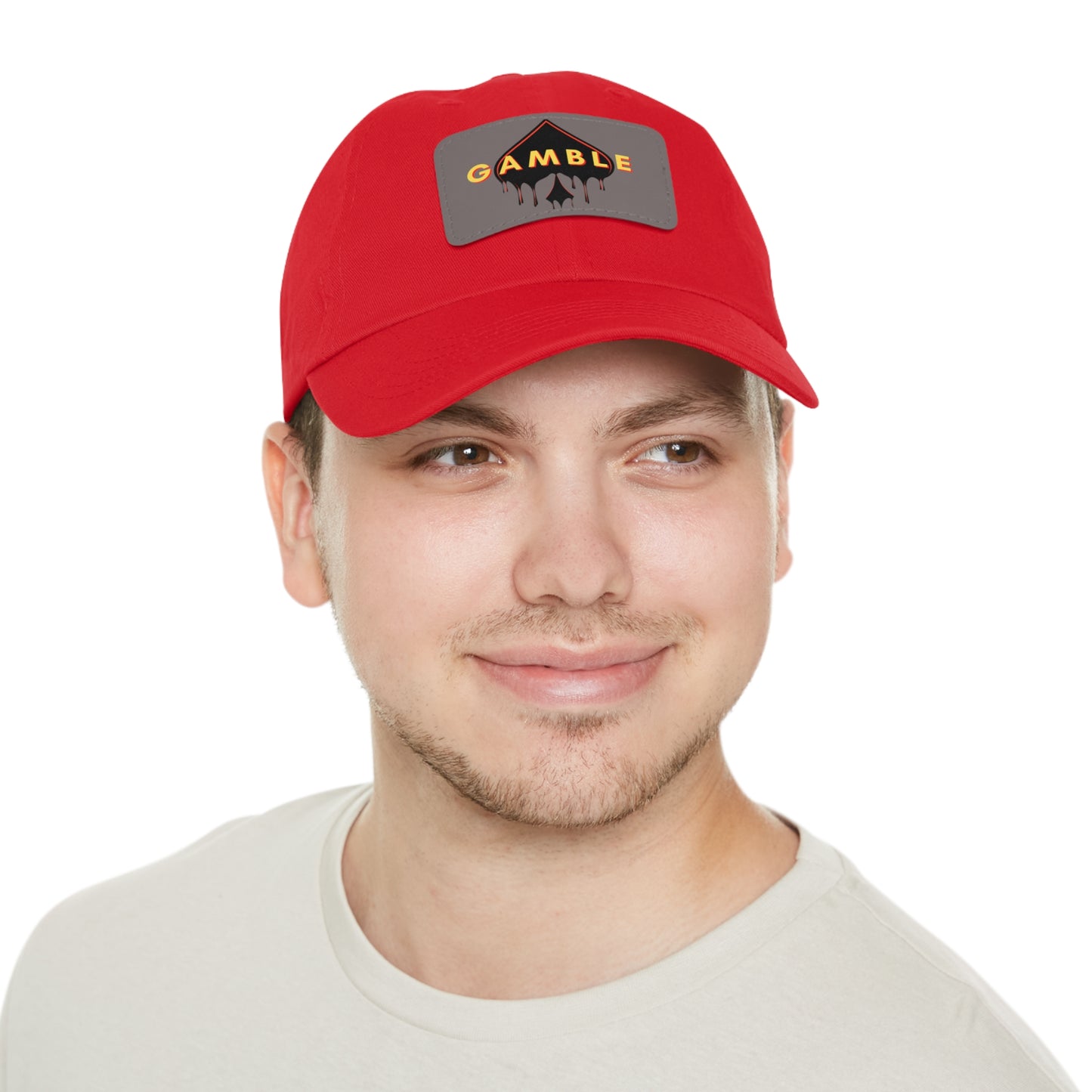 Elite Poker Pro Dad Cap with Leather Patch