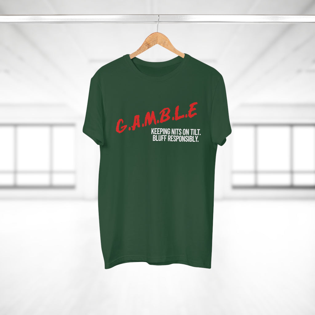 GAMBLE: Bluff Responsibly Tee Shirt