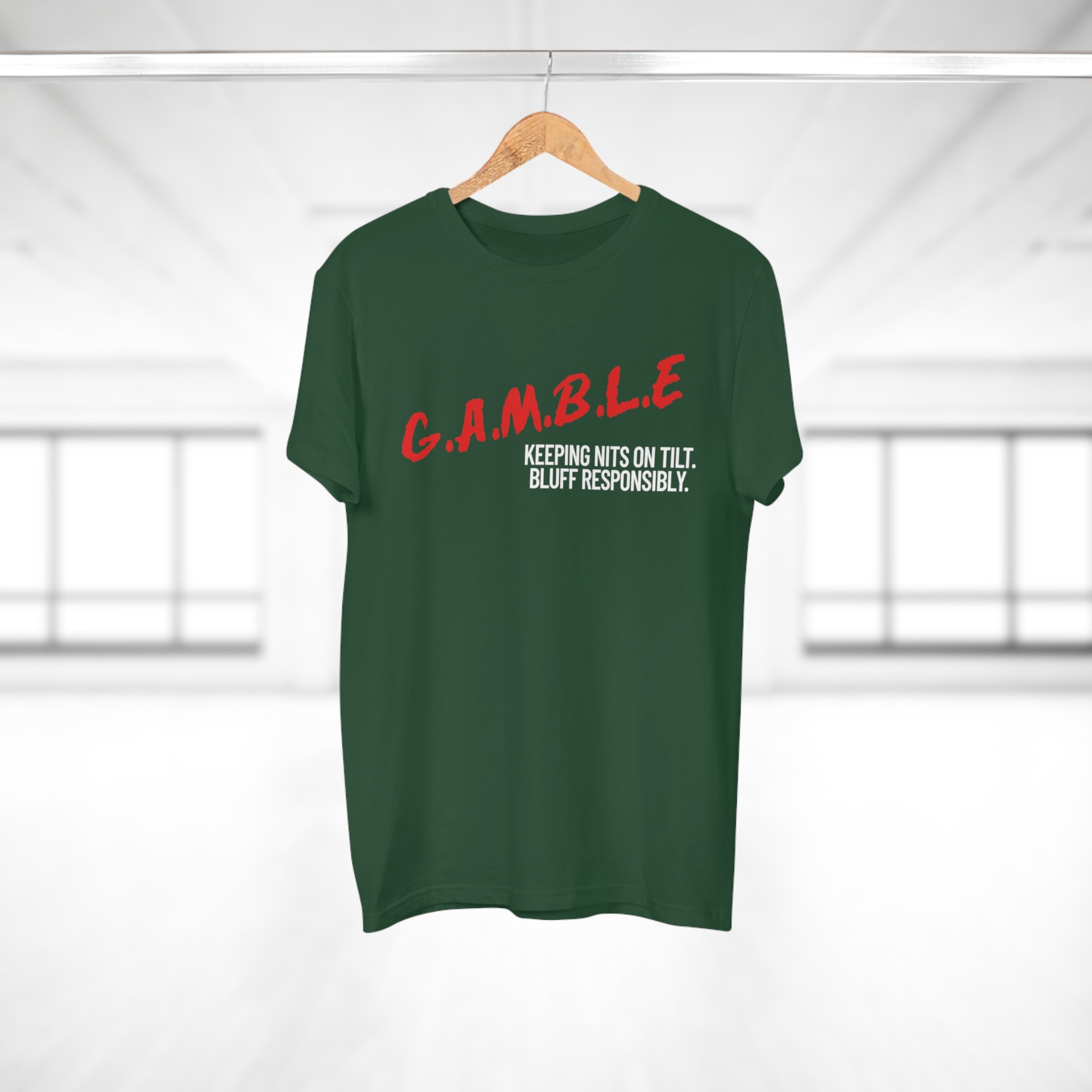 GAMBLE: Bluff Responsibly Tee Shirt