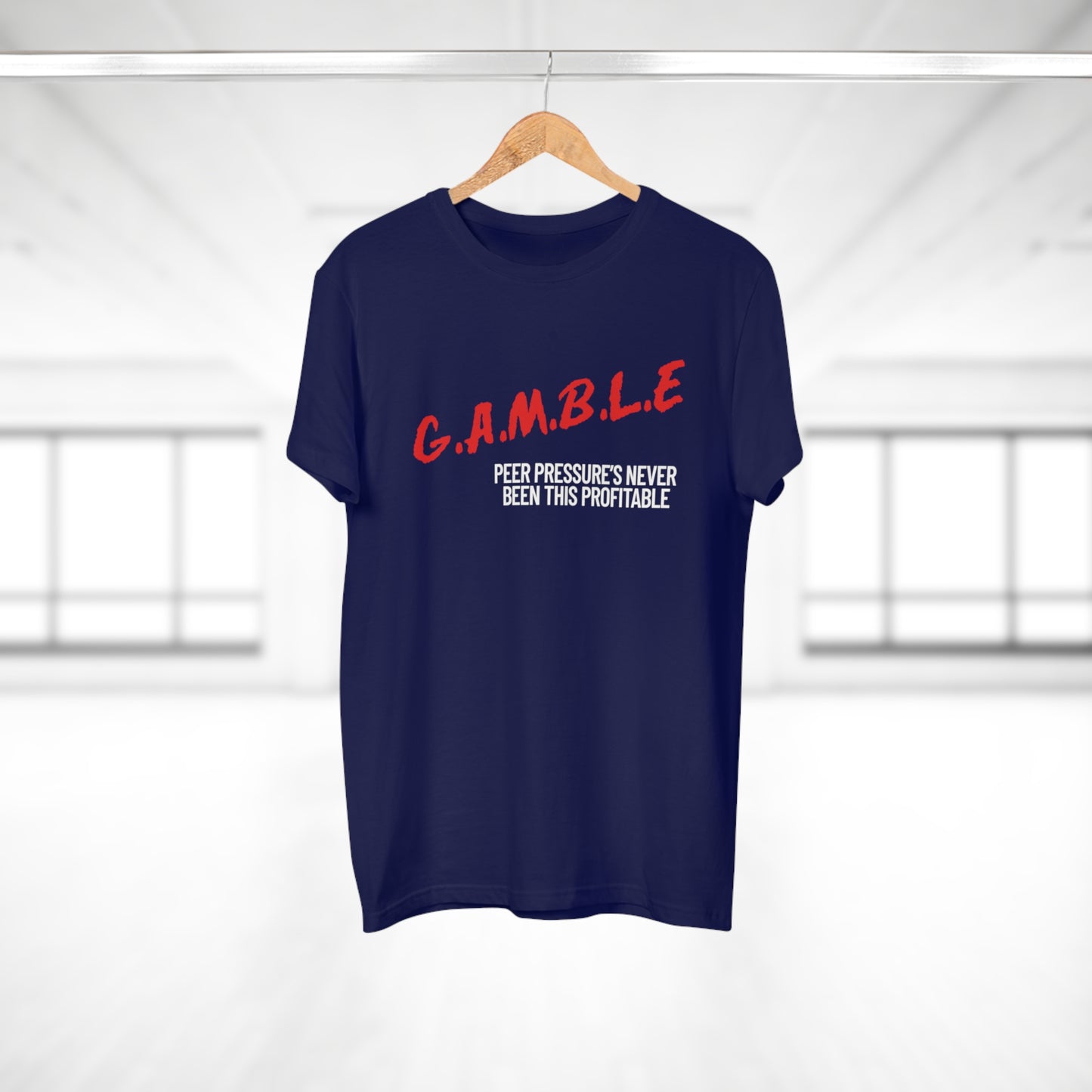 GAMBLE Men’s T-Shirt - Profitable Pressure - Casual Gaming Apparel