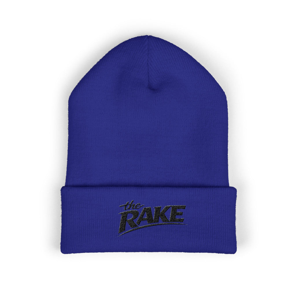 The Rake Embroidered Cuffed Beanie — Classic Logo Knit Hat