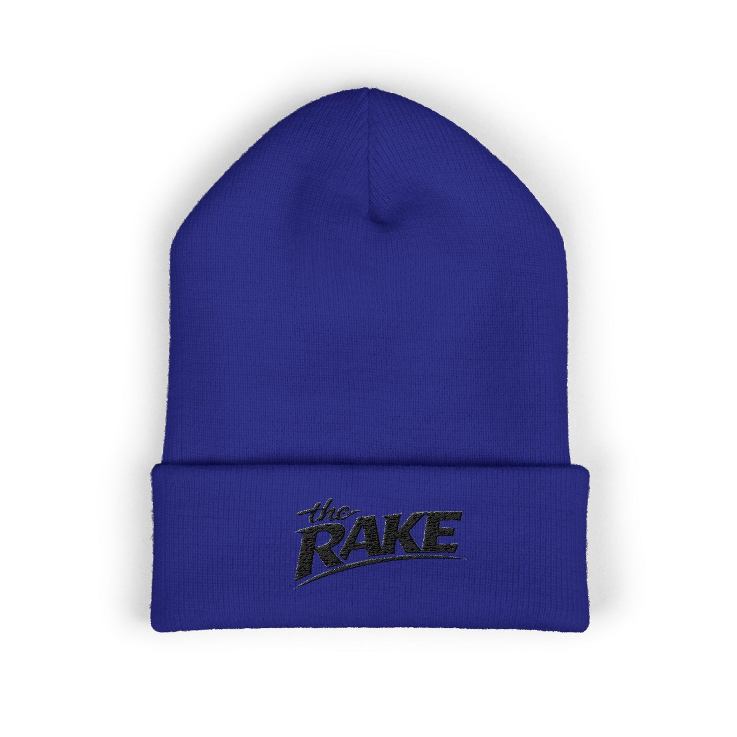 The Rake Embroidered Cuffed Beanie — Classic Logo Knit Hat