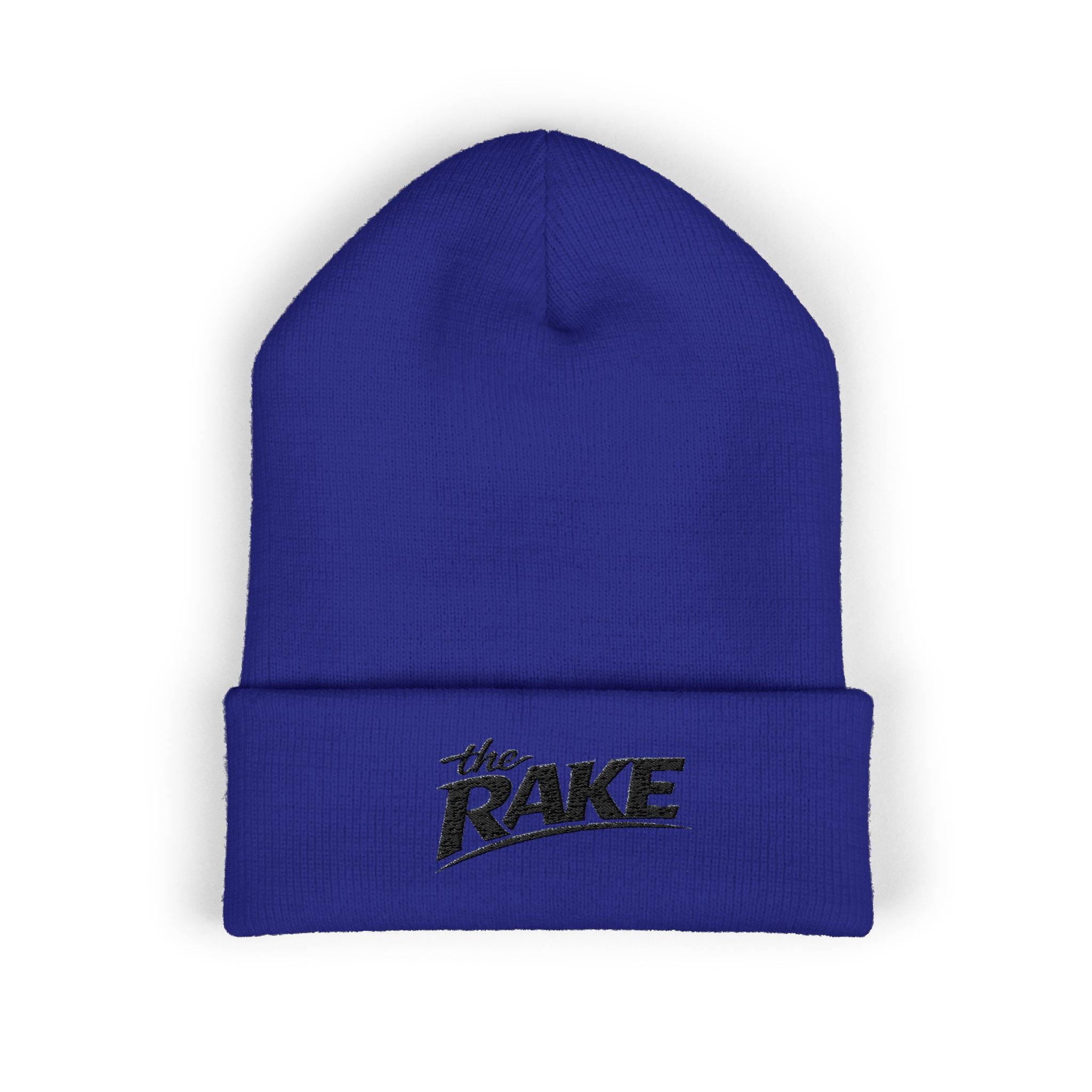 The Rake Embroidered Cuffed Beanie — Classic Logo Knit Hat