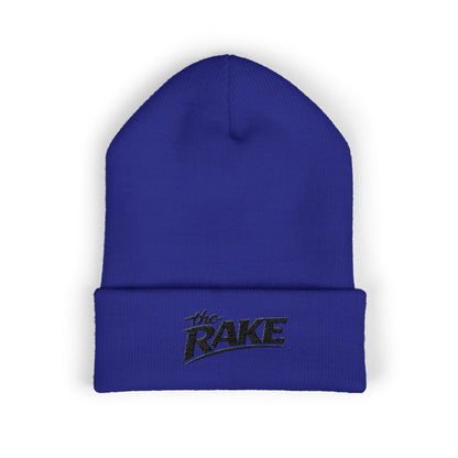 The Rake Embroidered Cuffed Beanie — Classic Logo Knit Hat