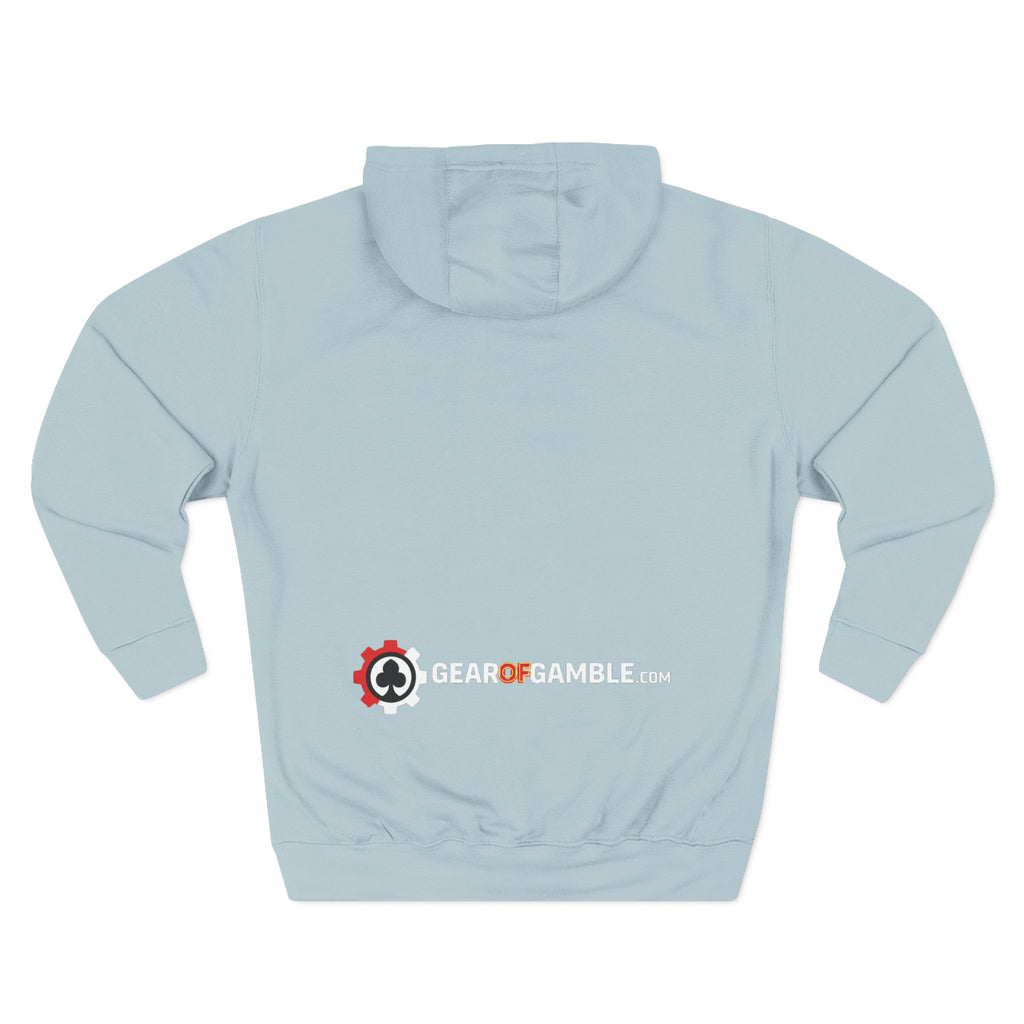 Big Rake Logo Fleece Hoodie — 'The Rake' Garden Tool Graphic Pullover