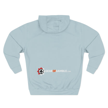 Big Rake Logo Fleece Hoodie — 'The Rake' Garden Tool Graphic Pullover