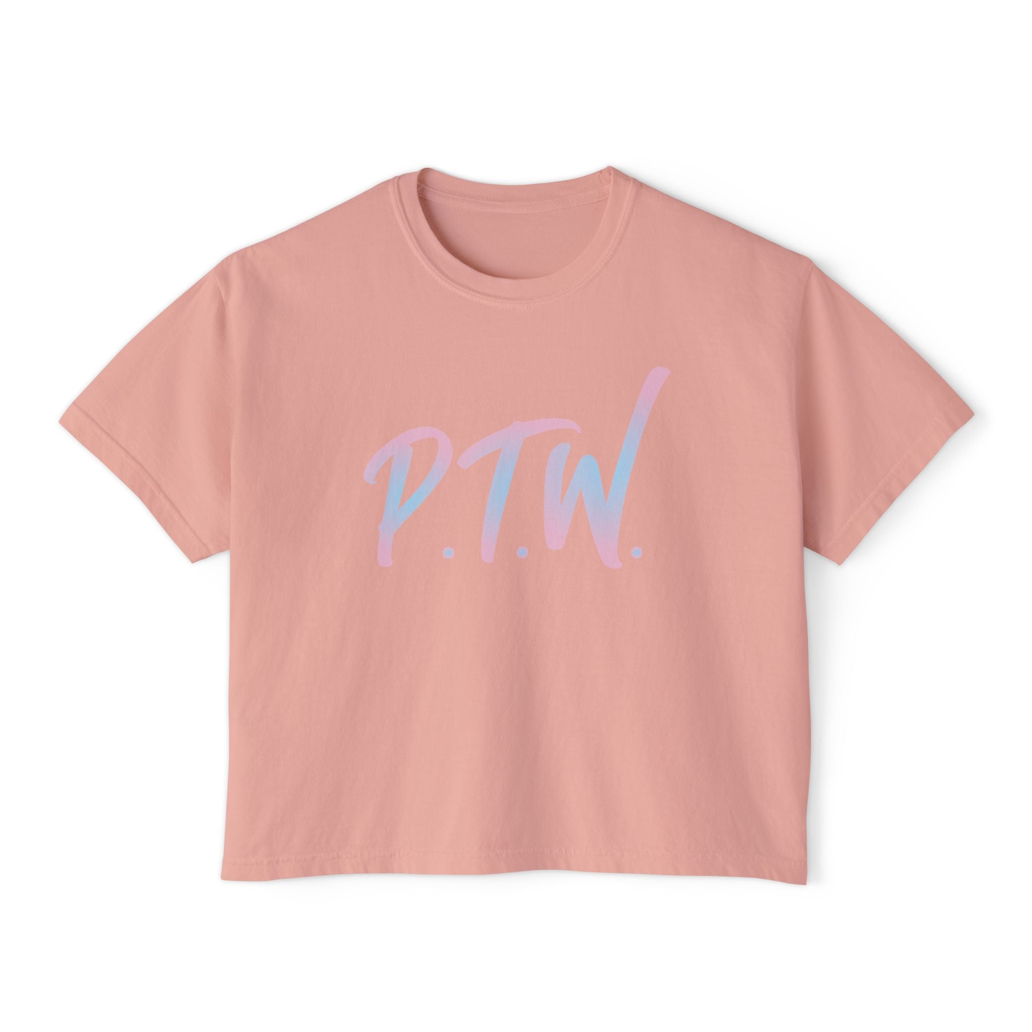 PTW Women's Boxy Tee — 'Prove Them Wrong Women's Crop Top