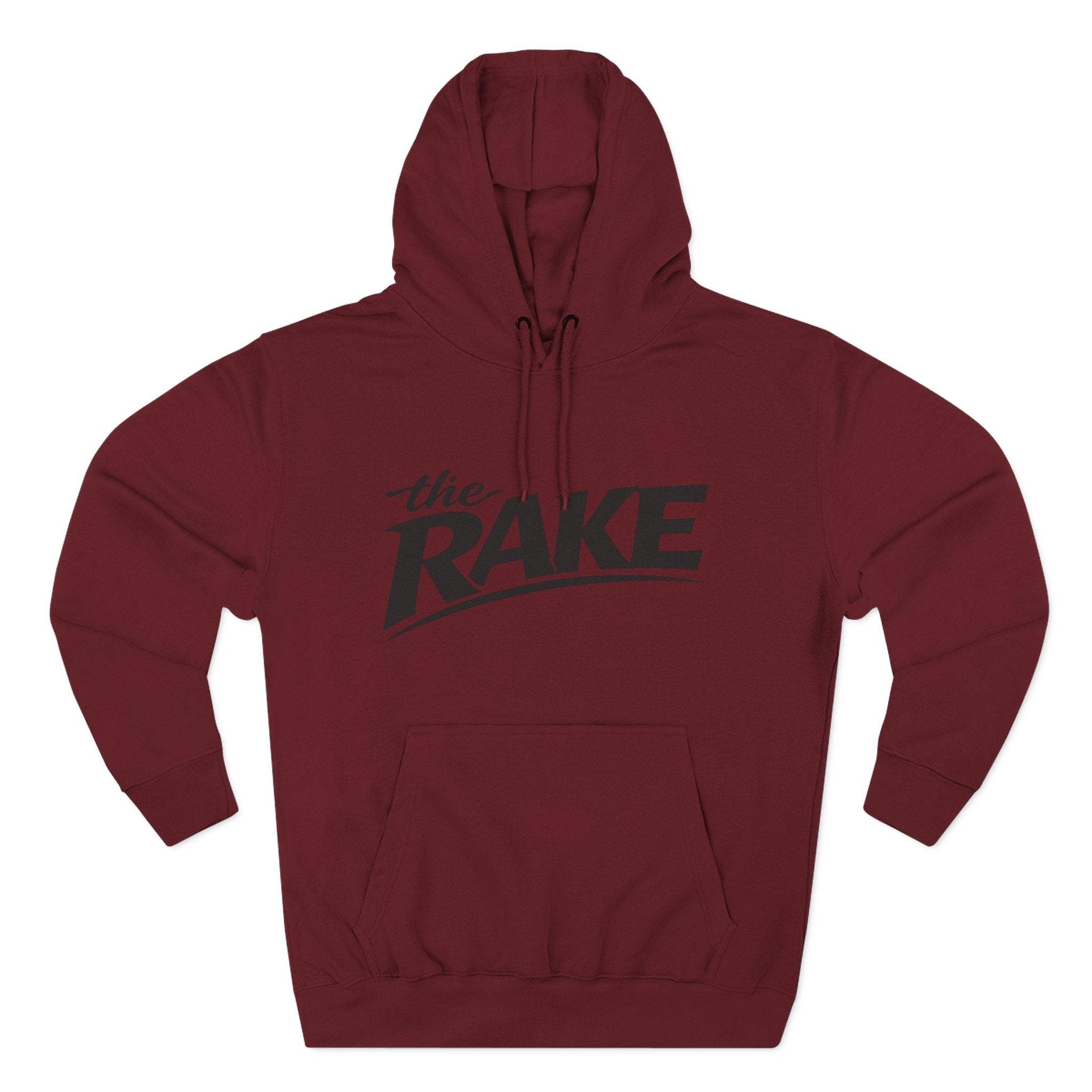 Big Rake Logo Fleece Hoodie — 'The Rake' Garden Tool Graphic Pullover