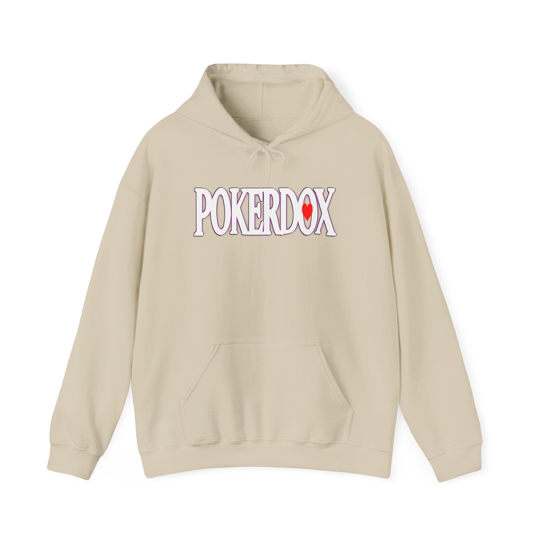 Pokerdox Crew Hoodie – Urban Graphic Hoodie Featuring Pokerdox Logo & Character Collage