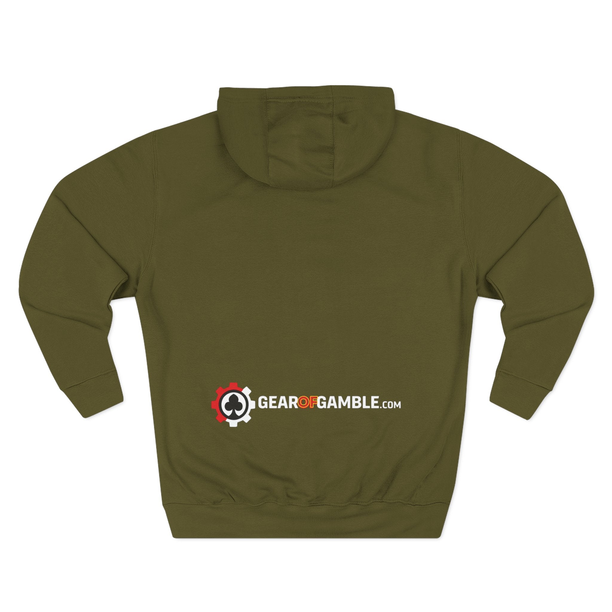 Big Rake Logo Fleece Hoodie — 'The Rake' Garden Tool Graphic Pullover