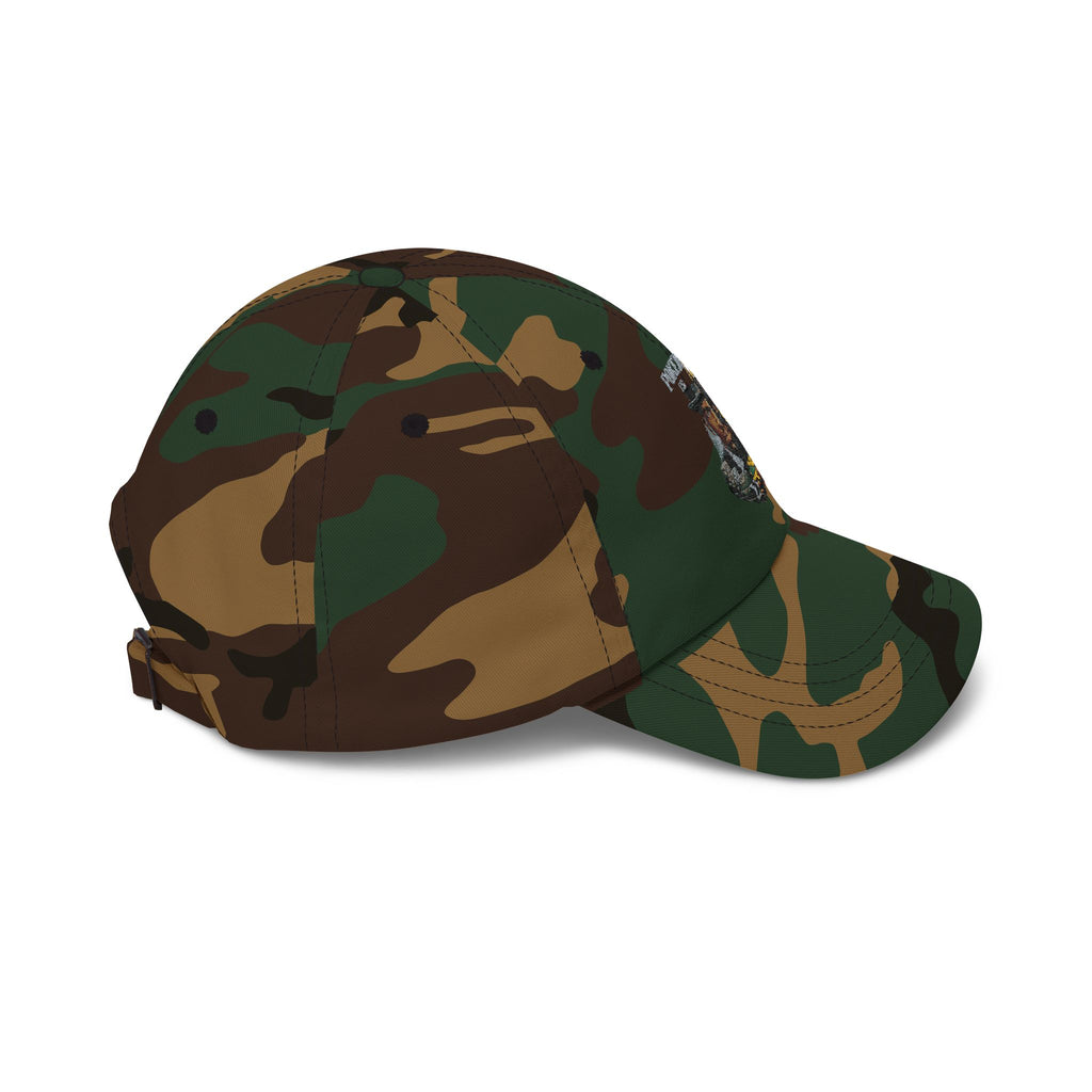 Camo "Poker Ain't Life" Classic Dad Cap — Vintage Card Player Hat