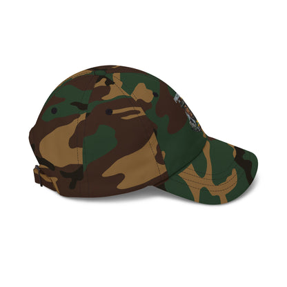Camo "Poker Ain't Life" Classic Dad Cap — Vintage Card Player Hat