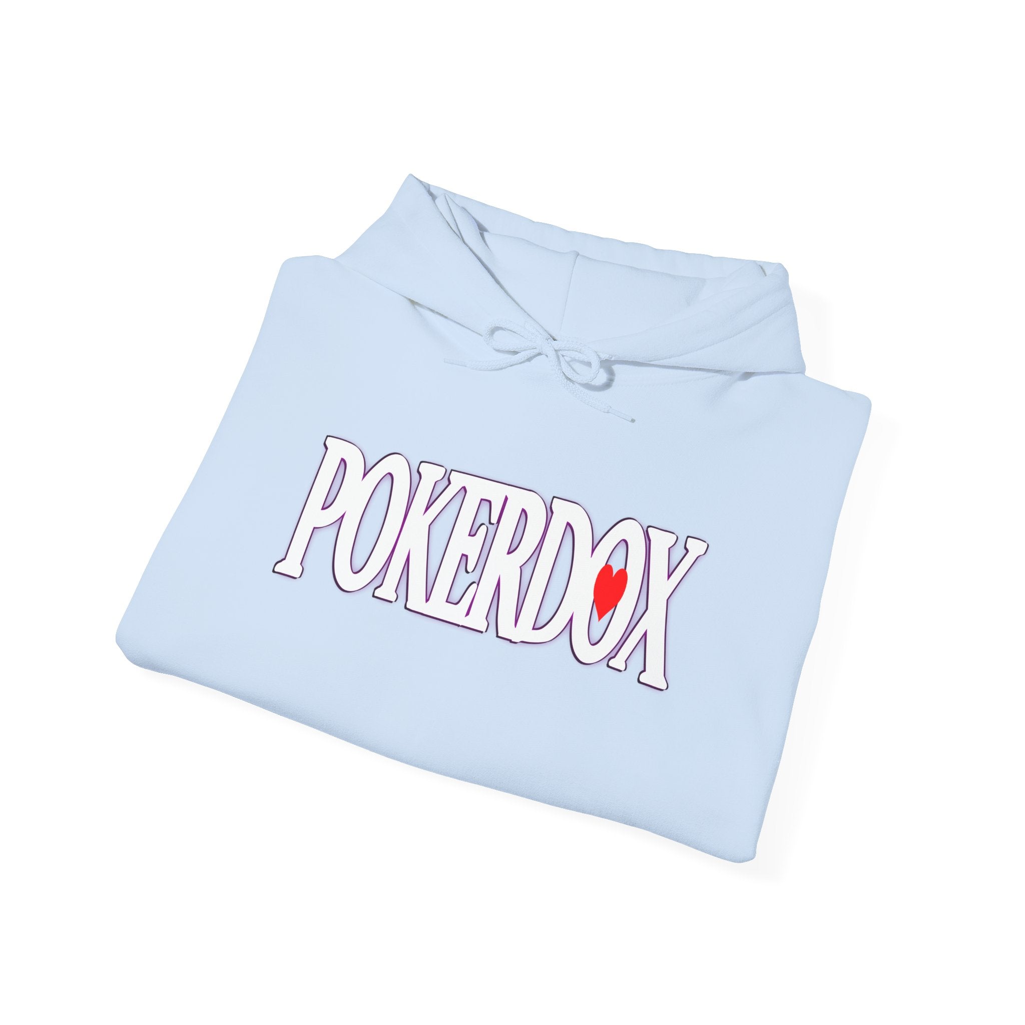 Pokerdox Crew Hoodie – Urban Graphic Hoodie Featuring Pokerdox Logo & Character Collage