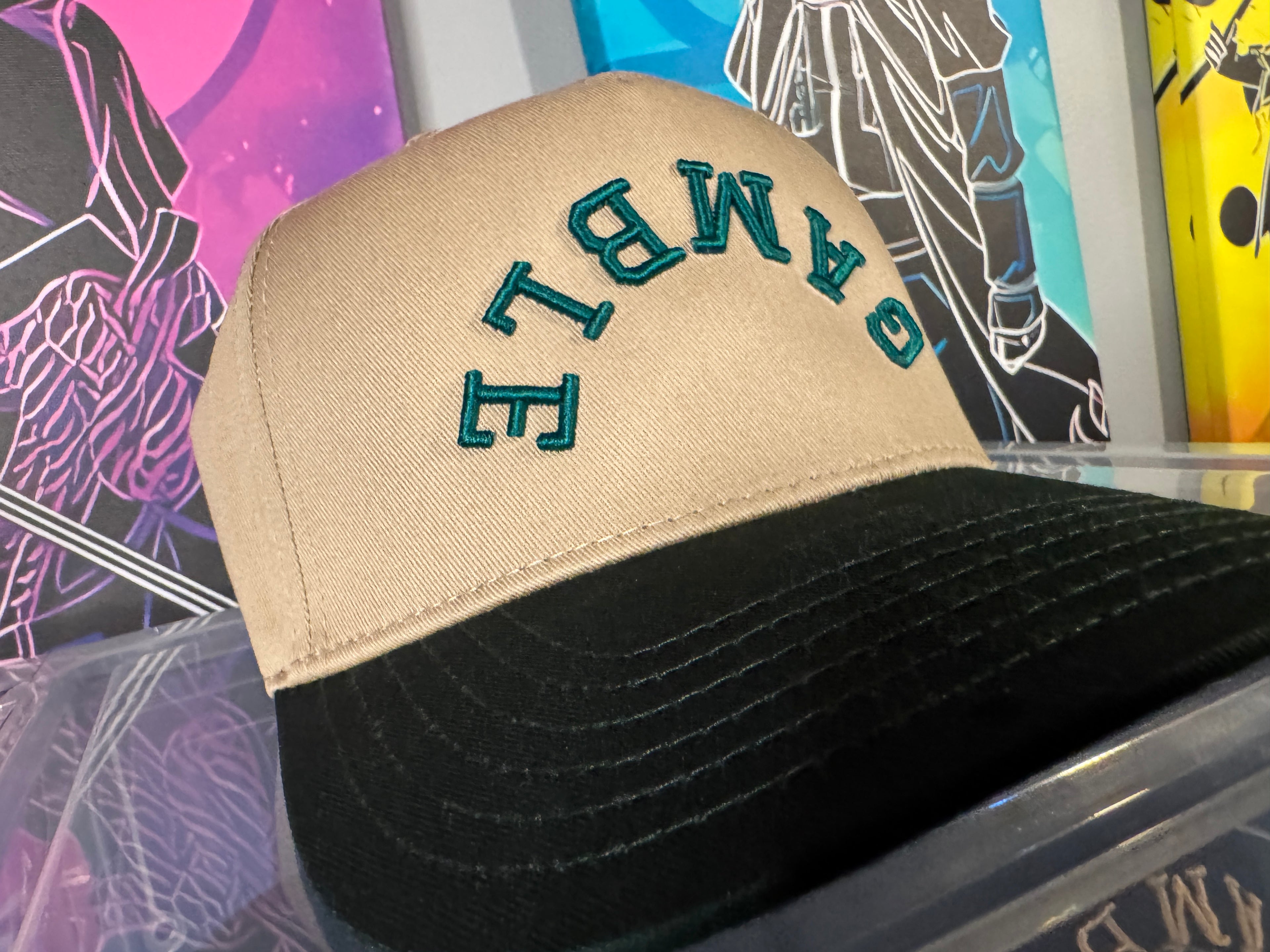 3D Puff Gamble Green RV Cap