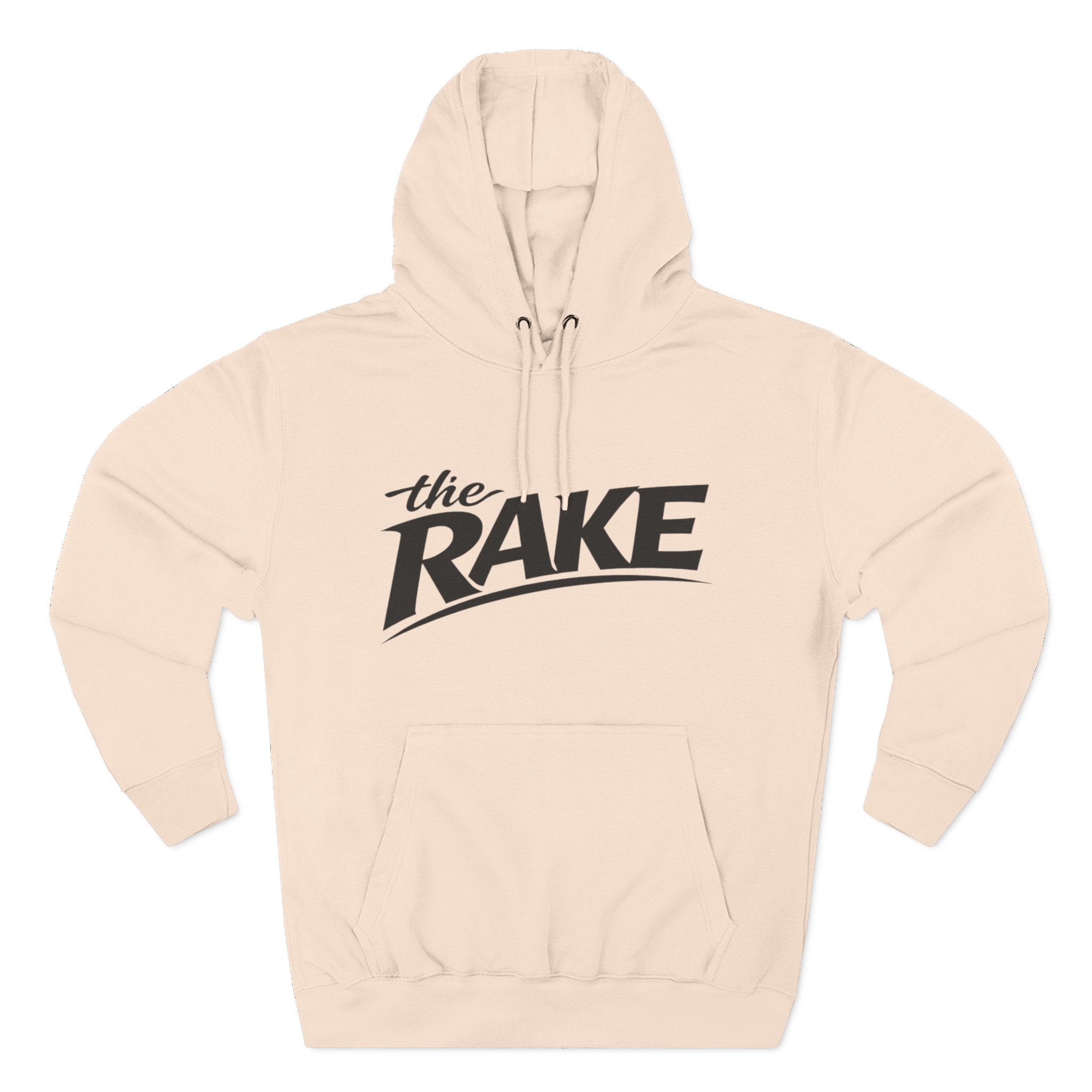 Big Rake Logo Fleece Hoodie — 'The Rake' Garden Tool Graphic Pullover