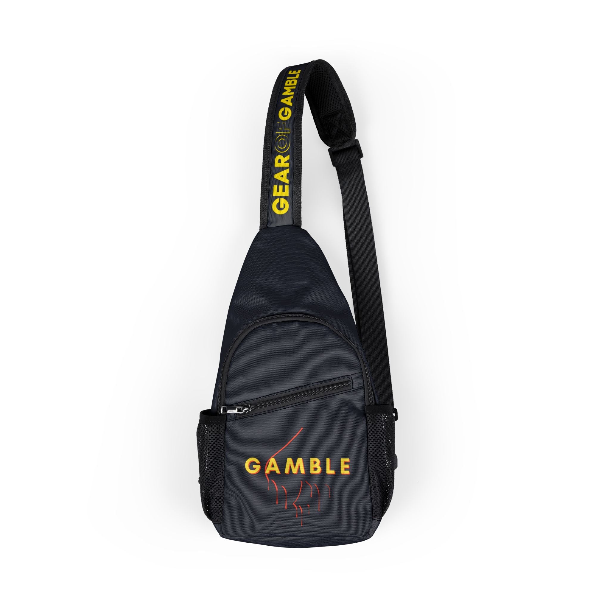 Black Gamble Chest Bag