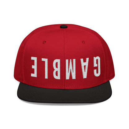 BIG GAMBLE Snapback Cap - Trendy Embroidered Adjustable Hat