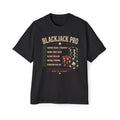 BJPRO Oversized Tee, ’Natural’ Poker Ace Graphic Shirt - Black / S - T-Shirt