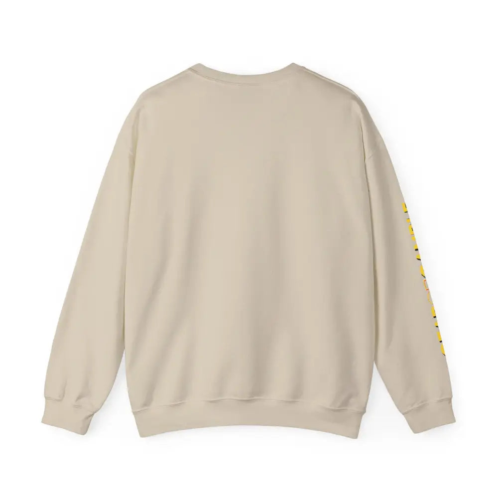 Crewneck Sweatshirt - ’Poker Is Life’ Graphic with Sleeve ’Clear to Gamble’ Accent - Sweatshirt