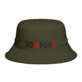 Dont Quit Nit Embroidered Bucket Hat, Streetwear Poker Player Cap - One size / Army - Hats