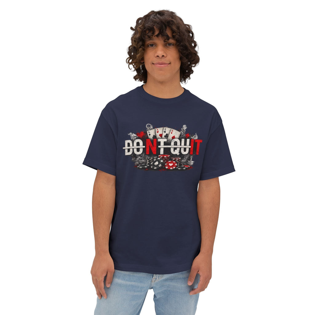 Don’t Quit Nit Poker Graphic Tee, Casino Card Game T‑Shirt - T-Shirt