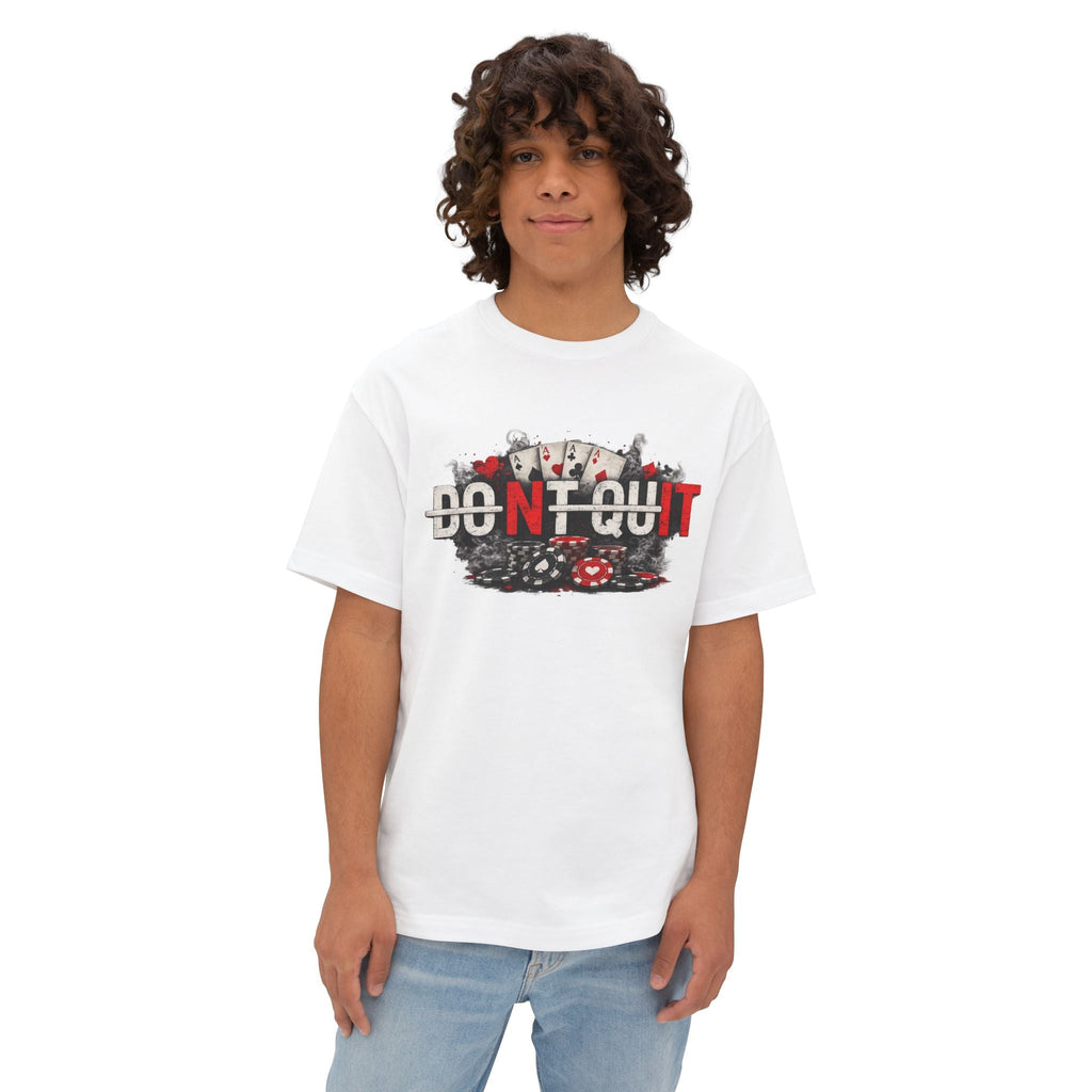 Don’t Quit Nit Poker Graphic Tee, Casino Card Game T‑Shirt - T-Shirt