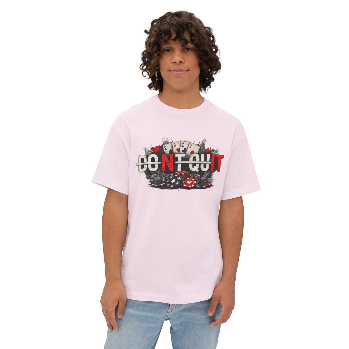 Don’t Quit Nit Poker Graphic Tee, Casino Card Game T‑Shirt - T-Shirt