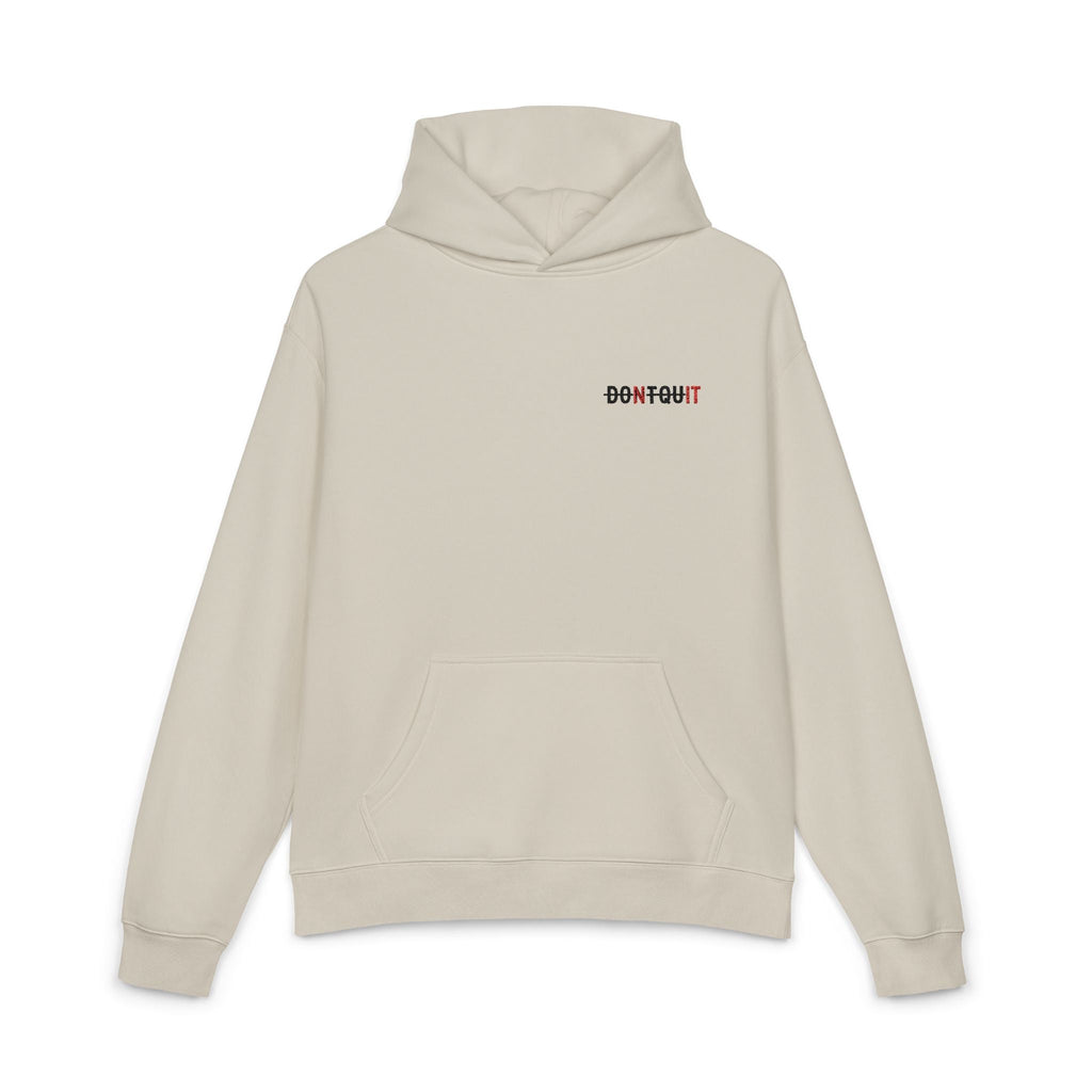 Dont Quit Nit Small Logo - S / Bone - Hoodie