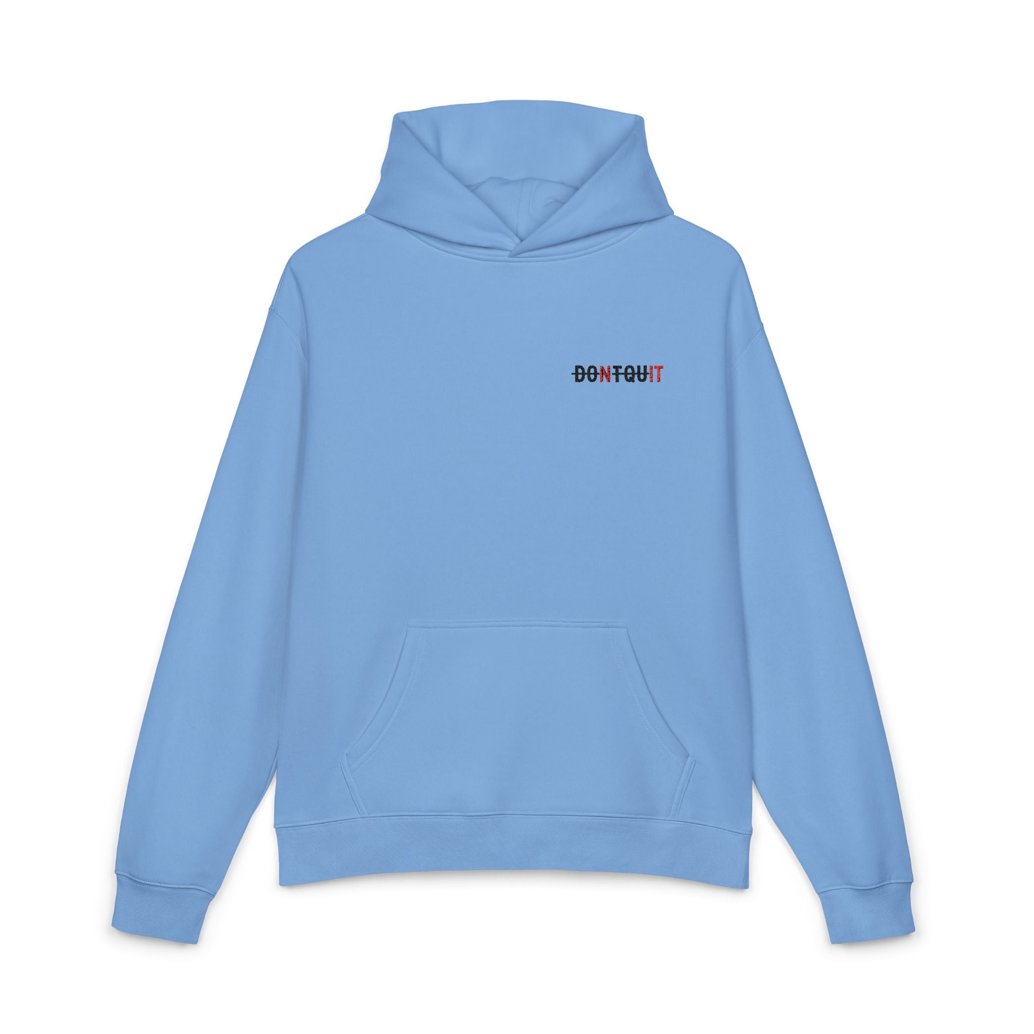 Dont Quit Nit Small Logo - S / Carolina Blue - Hoodie