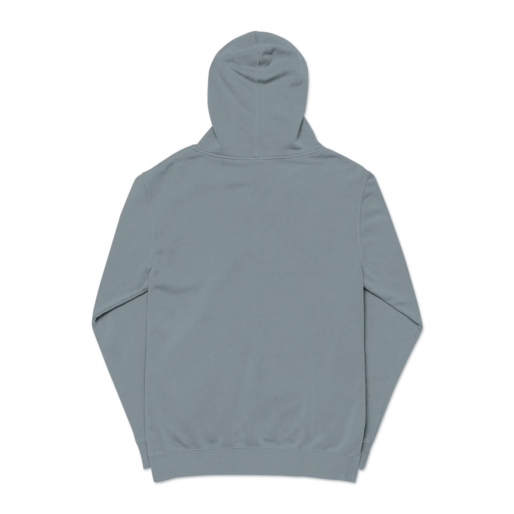 Embroidered Gamble Drip Vintage Green Hoodie, Floral ’Fiero’ Distressed Logo - Hoodie