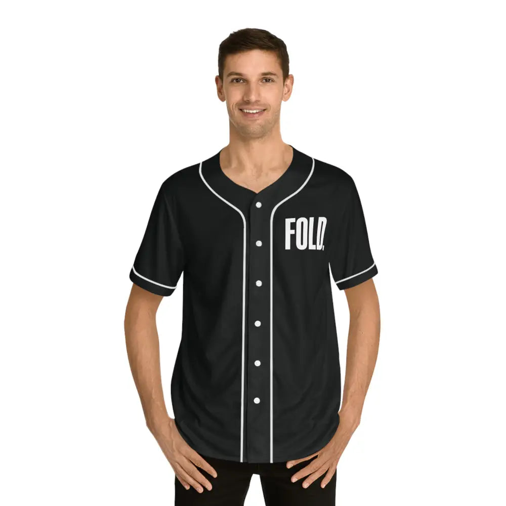 Black Fold. Baseball Jersey - All Over Prints