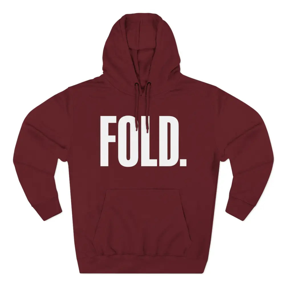 FOLD. Hoodie - XS / Burgundy - Hoodie