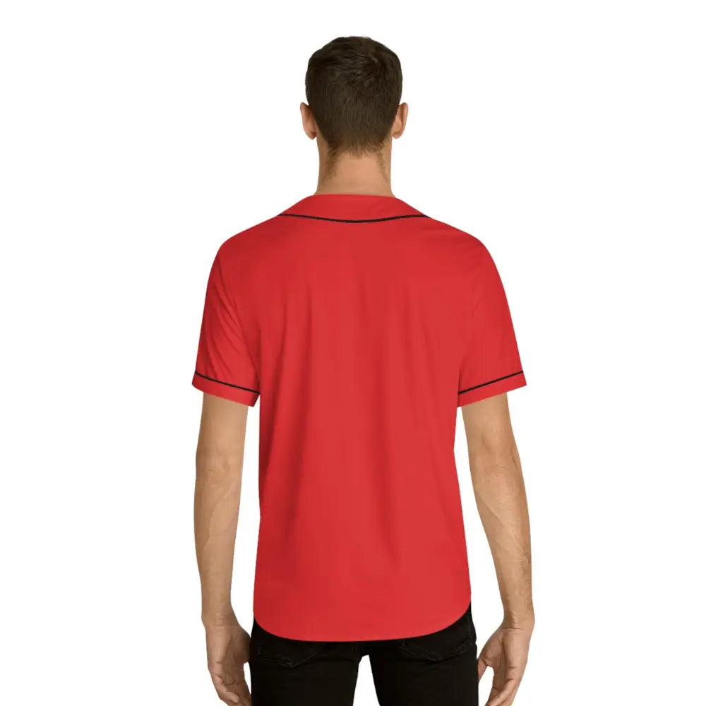 Red Fold. Baseball Jersey - All Over Prints