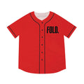 Red Fold. Baseball Jersey - XS / Black - All Over Prints