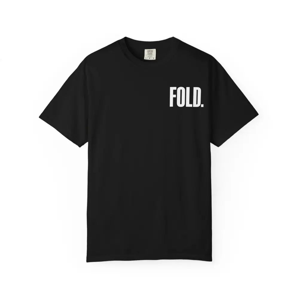 Fold.T-Shirt - Black / S - T-Shirt