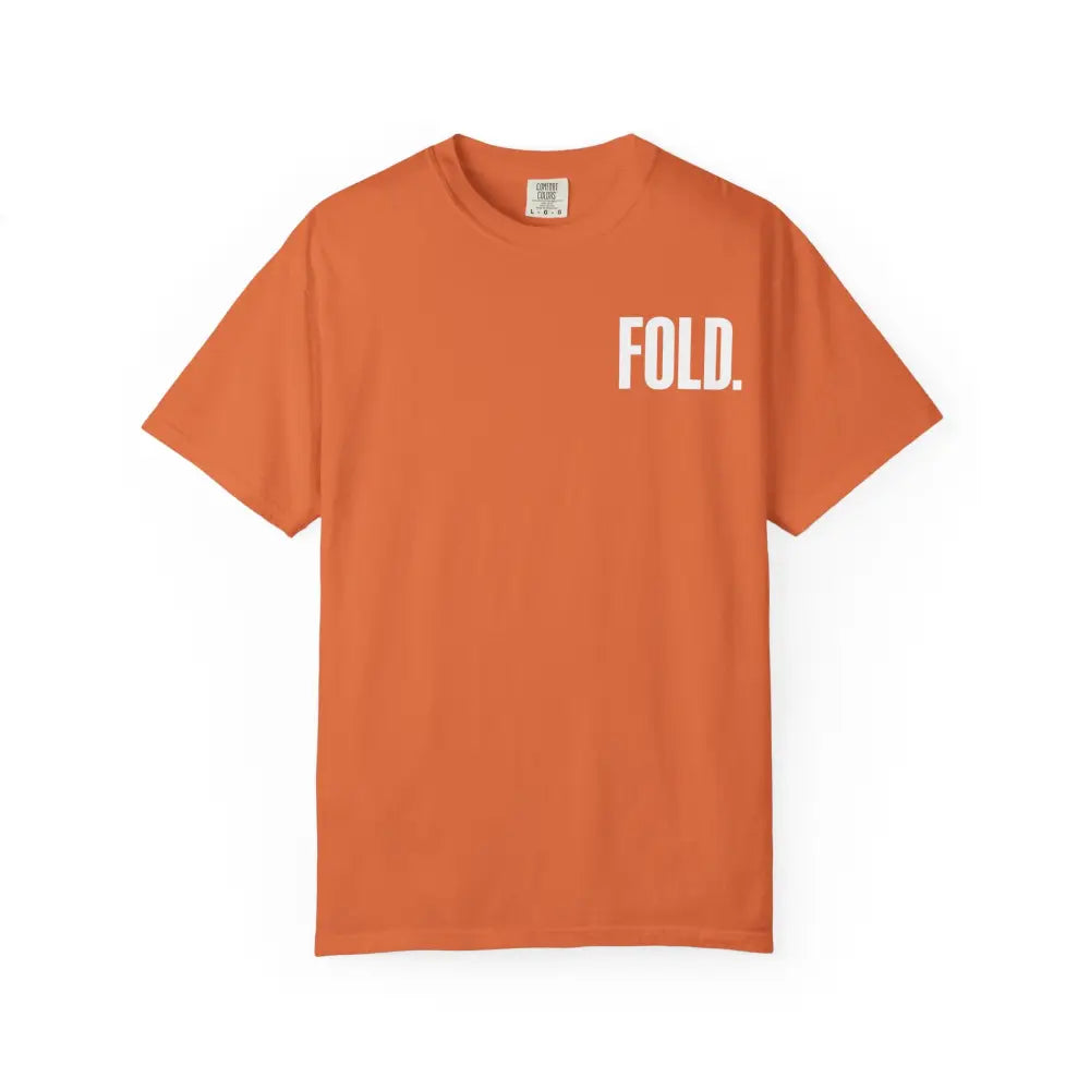 Fold.T-Shirt - Burnt Orange / S - T-Shirt