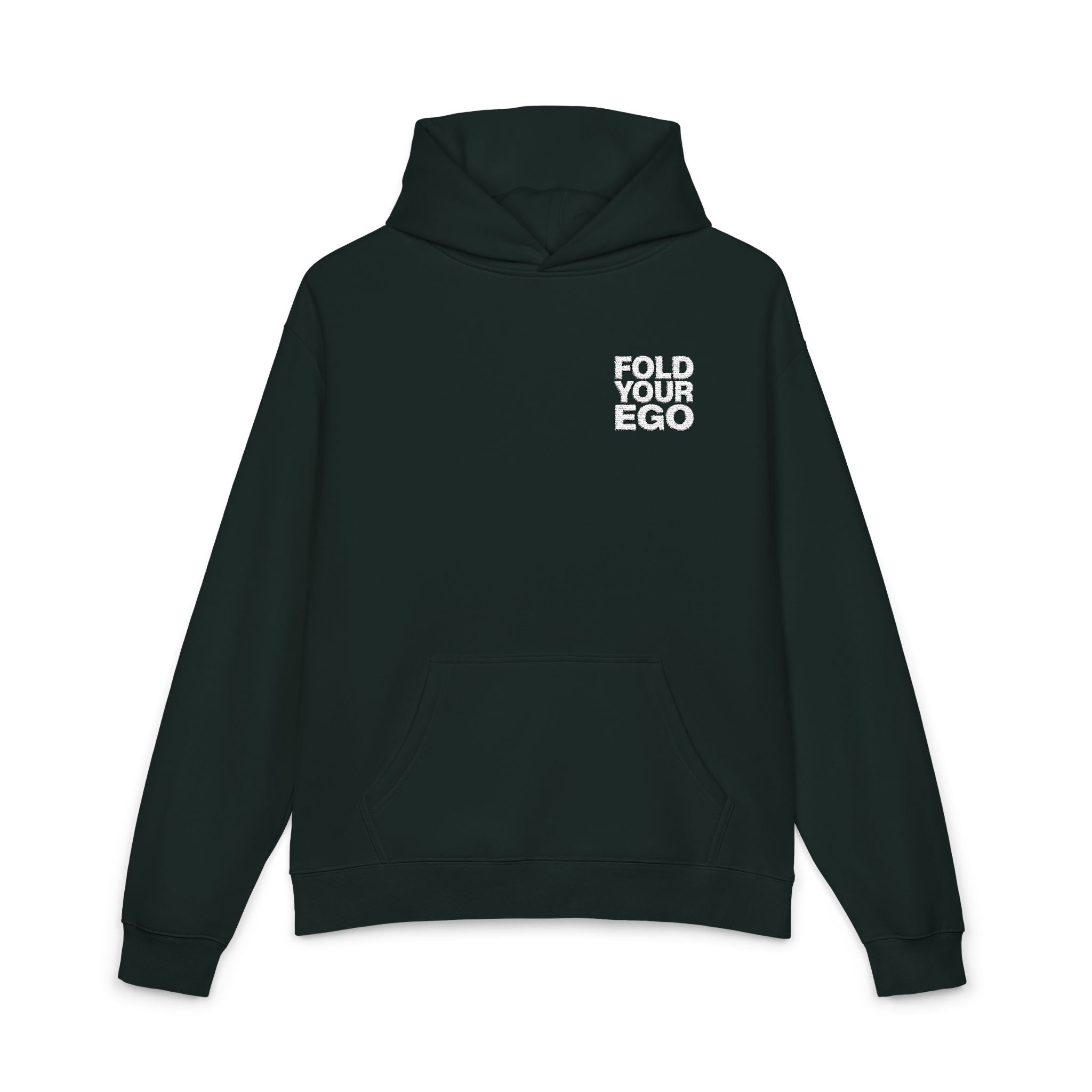 Fold Your Ego Poker Hoodie | Gear of Gamble - S / Pine Green - Hoodie